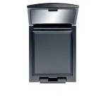 ArtDeco ArtDeco, ilukarp, t&uuml;hi plastikust meigikompakt, must, 2 lahtriga