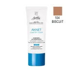 BioNike BioNike, Comfort Cover, Matte & Covering, vedelmeik, 104, Biscuit, SPF 30, 30 ml
