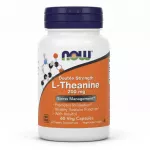 Now Foods NOW FOODS kahe tugevusega L-teaniin 200 mg - 60 kapslit