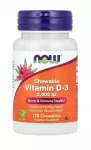 Now Foods NOW Foods vitamiin D-3, 5000 IU (n&auml;rimistabletid) &ndash; 120 n&auml;rimistabletti