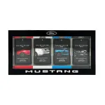 Ford Set Ford: Mustang Red, Eau De Toilette, Meestele, 20 ml + Mustang White, Eau De Toilette, Meestele, 20 ml + Mustang Blue, Eau De Toilette, Meestele, 20 ml + Mustang Black, Eau De Toilette, Meestele, 20 ml