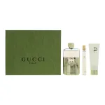 Gucci Gucci komplekt: Guilty, Eau De Parfum, naistele, 90 ml + Guilty, Eau De Parfum, naistele, 10 ml + Guilty, niisutav ihahooldusvahend, 50 ml