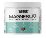 Weider Weider Magneesium Bisgl&uuml;tsinaat Kelaat ja Tsitraat, Marjad - 200g