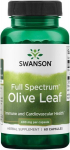 Swanson Swanson t&auml;isspektri oliivileheekstrakt, 400 mg &ndash; 60 kapslit