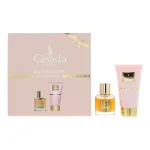 Gisada Set Gisada: Ambassadora, Eau De Parfum, Naistele, 50 ml + Ambassador, Puhastav, Du&scaron;igeel, Kogu kehale, K&otilde;ikidele nahat&uuml;&uuml;pidele, 100 ml