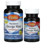 Carlson Labs Carlson Labs Maximum Omega Minis - 60 + 20 geeli
