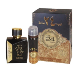 Ard Al Zaafaran Komplekt Ard Al Zaafaran: Oud 24 Hours, parf&uuml;&uuml;mvesi, unisex, 100 ml + Oud 24 Hours, pihustatav deodorant, unisex, 50 ml