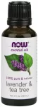 Now Foods NOW Foods eeterlik &otilde;li, lavendli ja teepuu&otilde;li &ndash; 30 ml.