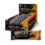 Reflex Nutrition Reflex Nutritioni soolase karamelli-maitseliste kr&otilde;psudega k&otilde;rge valgusisaldusega batoon &ndash; 12 x 60 g