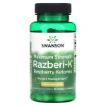Swanson Swanson Razberi-K, 500 mg maksimaalne tugevus &ndash; 60 kapslit