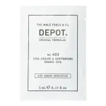 Depot Depot, 400 Shave Specifics No. 403, magus mandel, pehmendav, ritsimis-eel&otilde;li, 5 ml