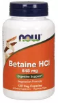 Now Foods NOW Foods Betaine HCl, 648mg - 120 kapslit