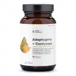 Aura Herbals AURA HERBALS Adaptogeenid, taimeekstraktid + korditseps &ndash; 60 kapslit