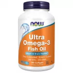 Now Foods NOW FOODS Ultra Omega-3, 500 EPA / 250 DHA &ndash; 180 kapslit