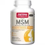 Jarrow Formulas Jarrow Formulas MSM (met&uuml;&uuml;lsulfon&uuml;&uuml;lmetaan), 1000 mg - 200 kapslit