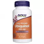 Now Foods NOW FOODS ubikvinool, eriti tugev, 200 mg &ndash; 60 kapslit