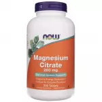 Now Foods NOW FOODS Magneesiumtsitraat 200 mg &ndash; 250 tabletti