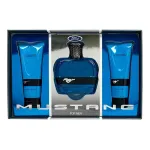 Ford Set Ford: Mustang Blue, Eau De Toilette, Meestele, 100 ml + Mustang Blue, Niisutav, Peenistusj&auml;rgne Balm, 100 ml + Mustang Blue, Niisutav, Kehapeem, Juukseks & Kehale, 100 ml