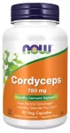 Now Foods NOW Foods Cordyceps, 750mg - 90 kapslit
