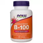 Now Foods NOW FOODS vitamiin B-100, prolongeeritud vabanemisega &ndash; 100 tabletti