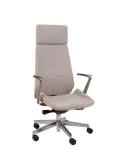 Kontoritool MoonWood HD Beech Wood All Chrome Seattle