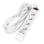 Pikendusjuhe 4 pistikupesa ja 2 USB-pordiga 3 m