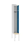 Garderoobikapp Sloping Top pingiga, 1 sektsioon