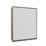 Rulooustega kontorikapp NUWO, 4 riiulit, 1500x1200x420 mm, konfigureeritav