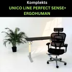 T&ouml;&ouml;kohakomplekt UNICO PERFECT SENSE BLACK Ergohuman ELITE
