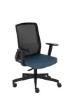 Biroja krēsls COCO Medley Black | WH | Chrome