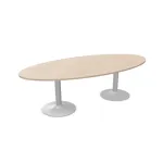 Konverentsilaud ERGOSTOCK CHAT OVAL, 250 cm x 120 cm, kohandatav