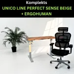 T&ouml;&ouml;kohakomplekt UNICO PERFECT SENSE BEIGE Ergohuman ELITE