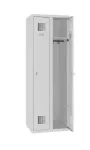 Riidekapp Classic 2 sektsiooni, helehall