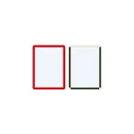 Magnetilised m&auml;rgistushoidikud Frames4Docs A5 10 tk punased