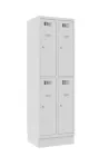 Metallkapp Classic 2R sokliga, 4 sektsiooni