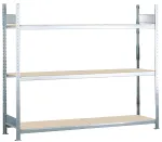 Laia sildega riiul Schulte WS2 2000 x 1500 mm puitlaastplaadiga