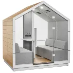 Vaikusekabiin BEJOT TREEHOUSE TH4E WOOD, 4 inimesele, konfigureeritav
