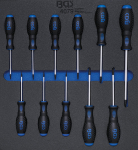 T&ouml;&ouml;riistakohver 2/3: kruvikeerajate komplekt | T-Star (Torx) T6 - T40 | 11 tk (4079)