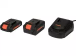 Laadimiskomplekt 20V | 4Ah+2Ah+laadija (78262)