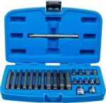 Otsikute komplekt | 10 mm (3/8") j&auml;medus | Spline (Ribe) | 22 tk (5013)