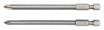 Ristpea otsikud 1/4", 2 tk: PH1X100MM; PH2X100MM (YT-0488)
