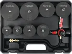 Turbokompressori s&uuml;steemi hermeetilisuse kontrollimise komplekt | 35&ndash;90 mm | 9-osaline (YT-72962)