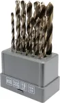 Metallipuuride komplekt HSS | 1-10 mm | 19 tk (SK38214)