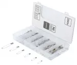 T&uuml;&uuml;blite (kinnitusklambrite) sortiment | 22&ndash;55 mm | 6 suurust | 250 tk (88196)