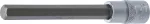 Otsik pressitud p&auml;he | pikkus 140 mm | 12,5 mm (1/2") | hex kuuskant 12 mm (4273)