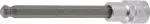 Otsik pressitud padrunisse | pikkus 140 mm | 12,5 mm (1/2") | kuuskant liigendiga 10 mm (4258-10)