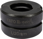Sisend U 20 mm pressimistangidele YT-21735 (YT-21741)