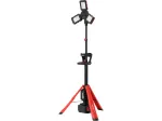 H&uuml;briidne LED-prožektor teleskoopstatiiviga | 18 V / 230 V | 100 W | 10 000 lm (YT-818394)