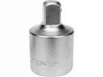 Adapter otsikutele | sisemine nelikant 12,5 mm (1/2") - v&auml;limine nelikant 10 mm (3/8") (YT-1255)
