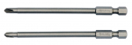 Otsikud ristpea-kolmnurksed 1/4", 2 tk: NR1 X100MM; NR3 X100MM (YT-0496)